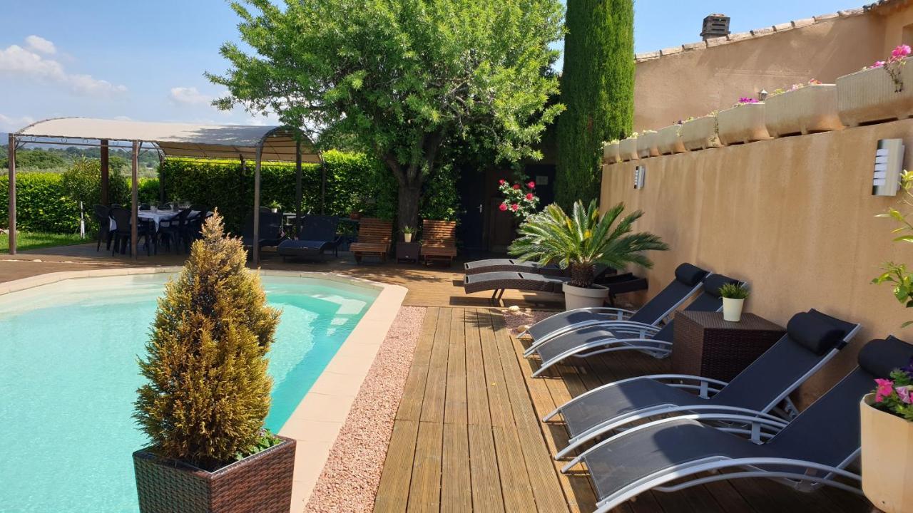 Le Jardin D'Ivana Chambres D'Hotes B&B Avec Piscine Chauffee Oppède Eksteriør billede